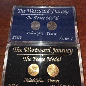 2000-50 STATES COMMEMORTIVE QUARTERS & 2 DISPLAYS WESTWARD JOURNEY DENVER MINT